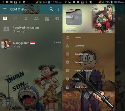 BBM Doraemon GTA Transparan