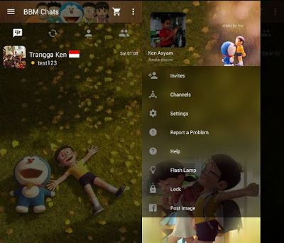 BBM Mod Doraemon Apk Terbaru