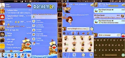BBM Mod Lucu Doraemon