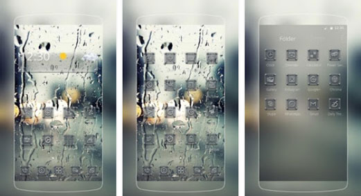 Transparent Rain Glass