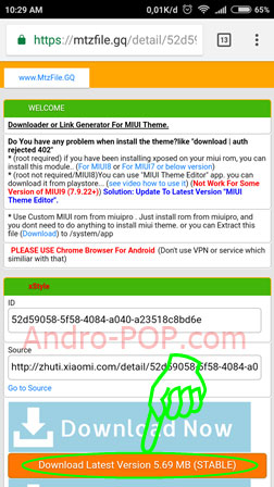 cara download di zhuti xiaomi