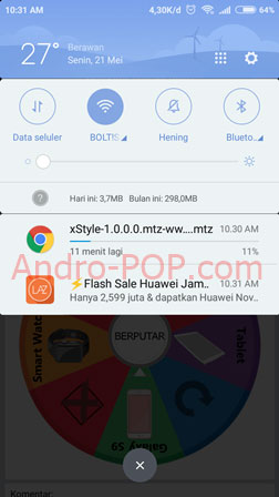cara download di zhuti xiaomi