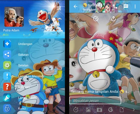 BBM Mod Thema Doraemon