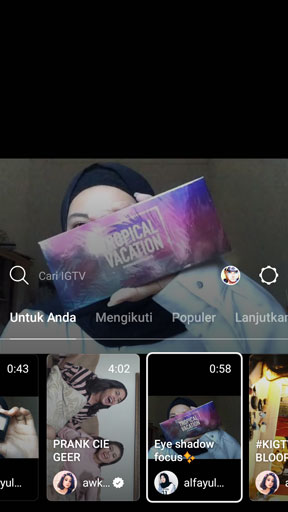 Tutorial Unggah Video ke IGTV