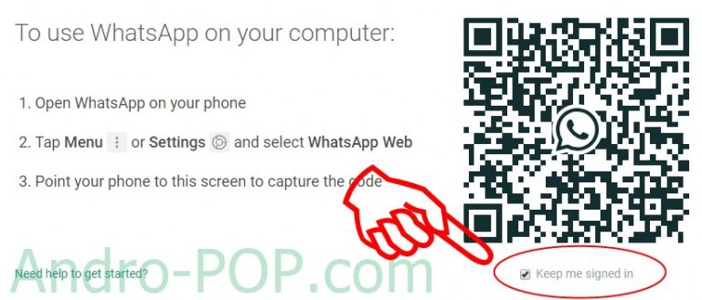 whatsapp login through computer