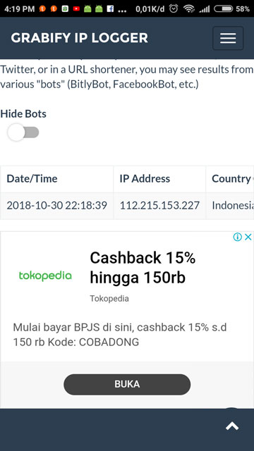 cara melacak pengguna IG