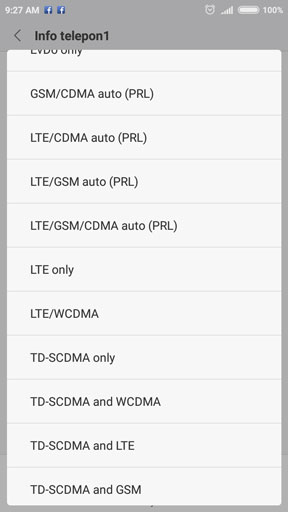 cara set 4G only Xiaomi