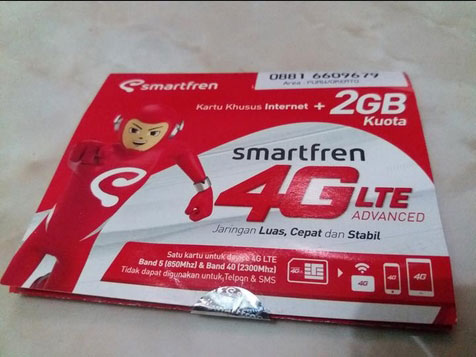 kartu khusus internet 4G smartfren