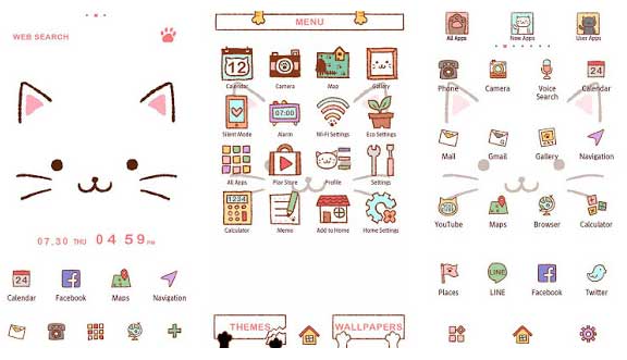 Cute Theme - Kitty Face