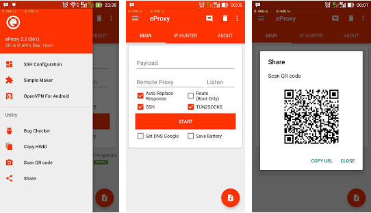 eProxy For Android