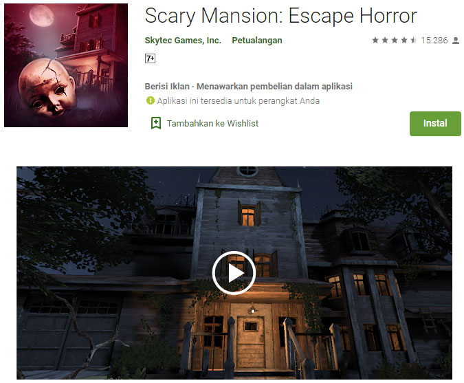 Scary Mansion: Escape Horror